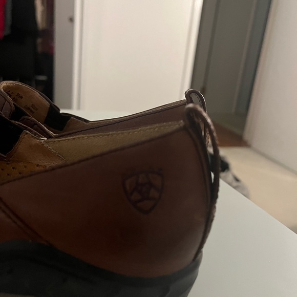 Ariat Brown leather clog slip on - Picture 3 of 6